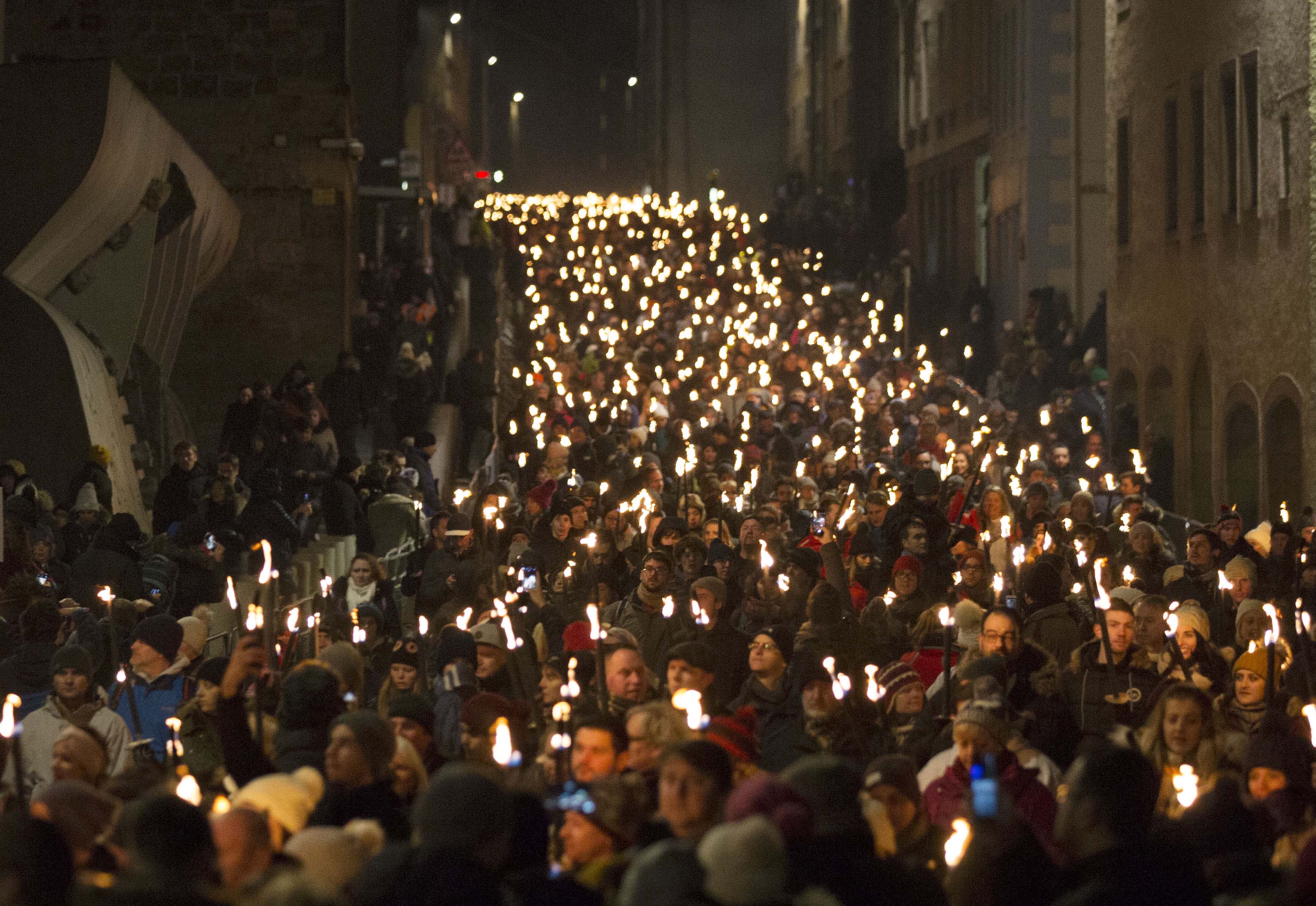 Torchlight Procession To Return to Four Day Hogmanay 2023/2024 Programme